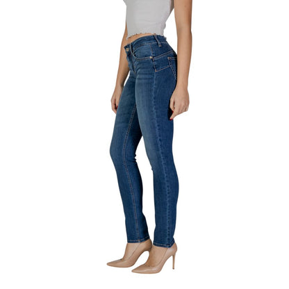 Liu Jo Blue Cotton Skinny Jeans
