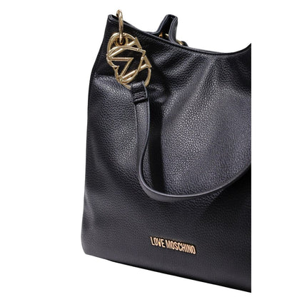 Love Moschino Black Polyethylene Handbag