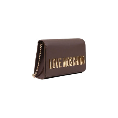 Love Moschino Brown Polyethylene Handbag