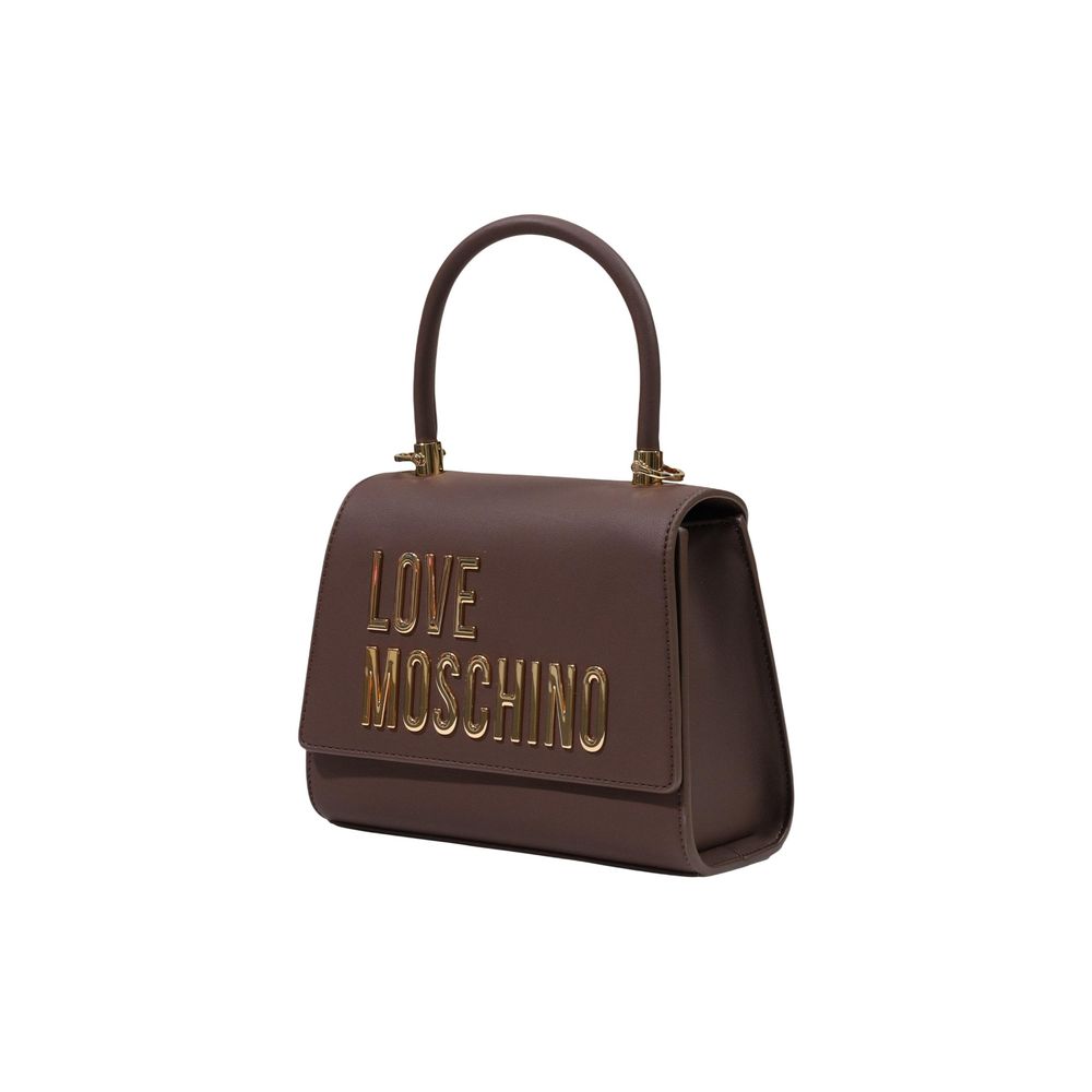Love Moschino Brown Polyethylene Handbag