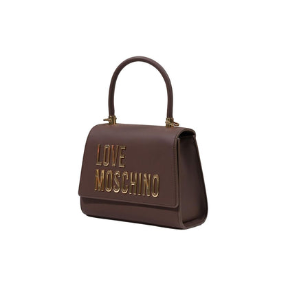Love Moschino Brown Polyethylene Handbag