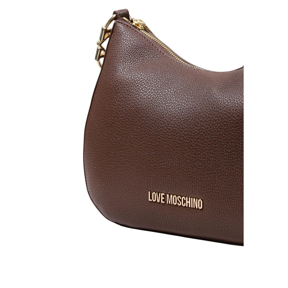 Love Moschino Brown Polyethylene Handbag