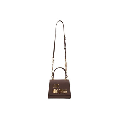 Love Moschino Brown Polyethylene Handbag