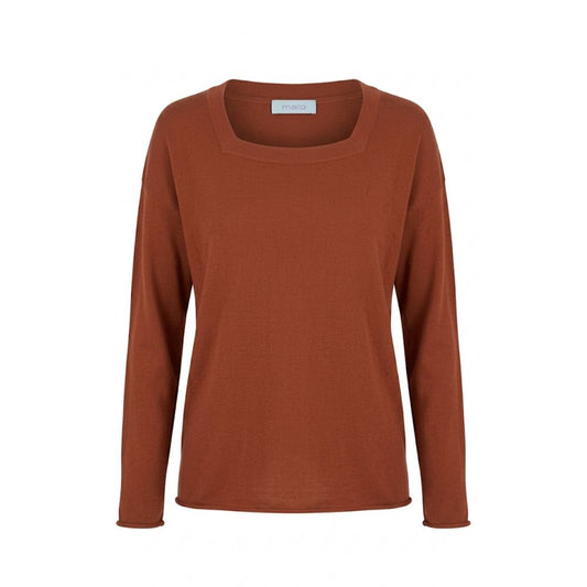 Malo Brown Cotton Women's Sweater