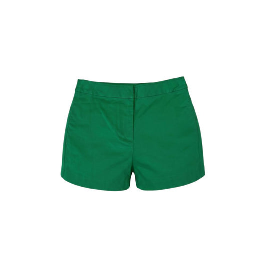 Malo Green Cotton Womens Shorts