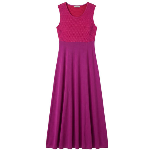 Malo Purple Silk Women Dress