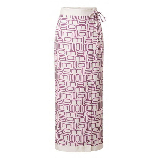 Malo Purple Silk Women Pants