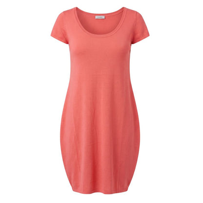 Malo Red Cotton Women Dress