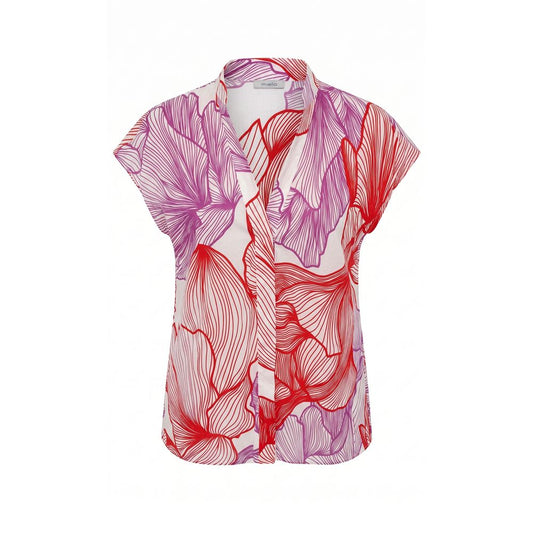 Malo Red Cotton Women Shirt