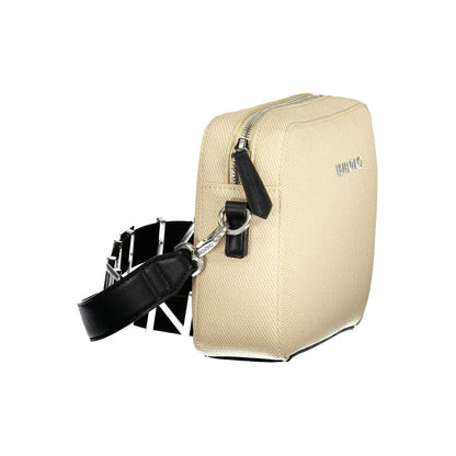 Mario Valentino Beige Polyurethane Womens Bag for Effortless Style