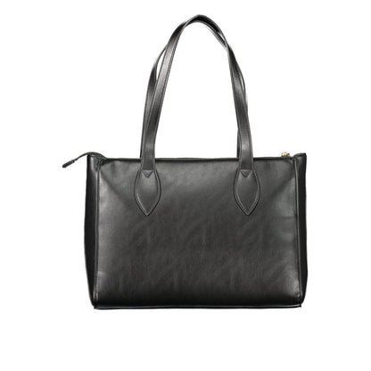 Mario Valentino Black Polyurethane Women's Bag