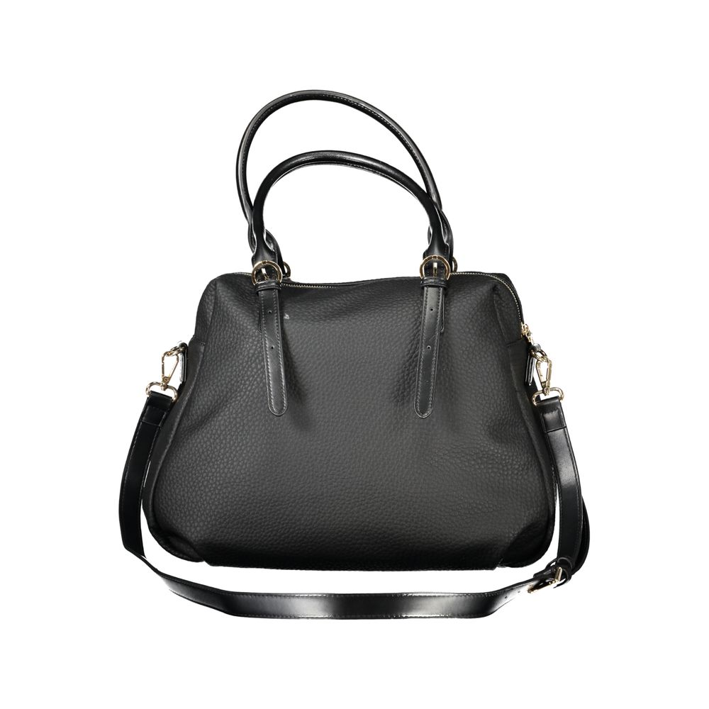 Mario Valentino Black Polyurethane Womens Bag