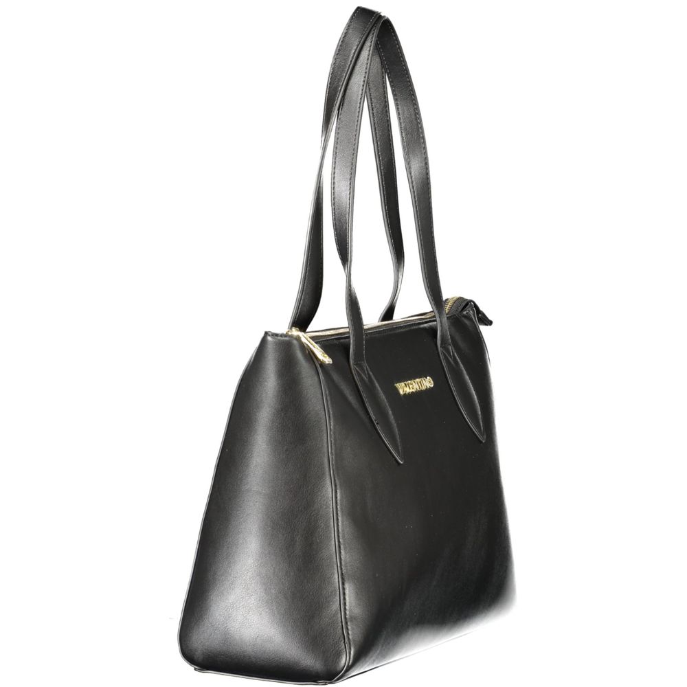 Mario Valentino Black Polyurethane Women's Bag
