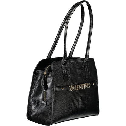 Mario Valentino Black Polyurethane Women's Bag