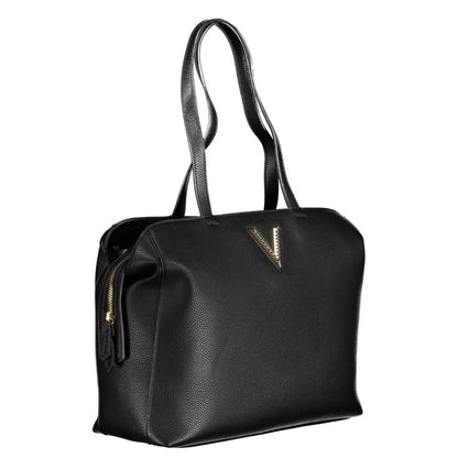 Mario Valentino Black Polyurethane Women's Bag