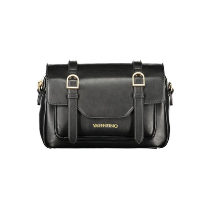 Mario Valentino Black Polyurethane Women's Bag