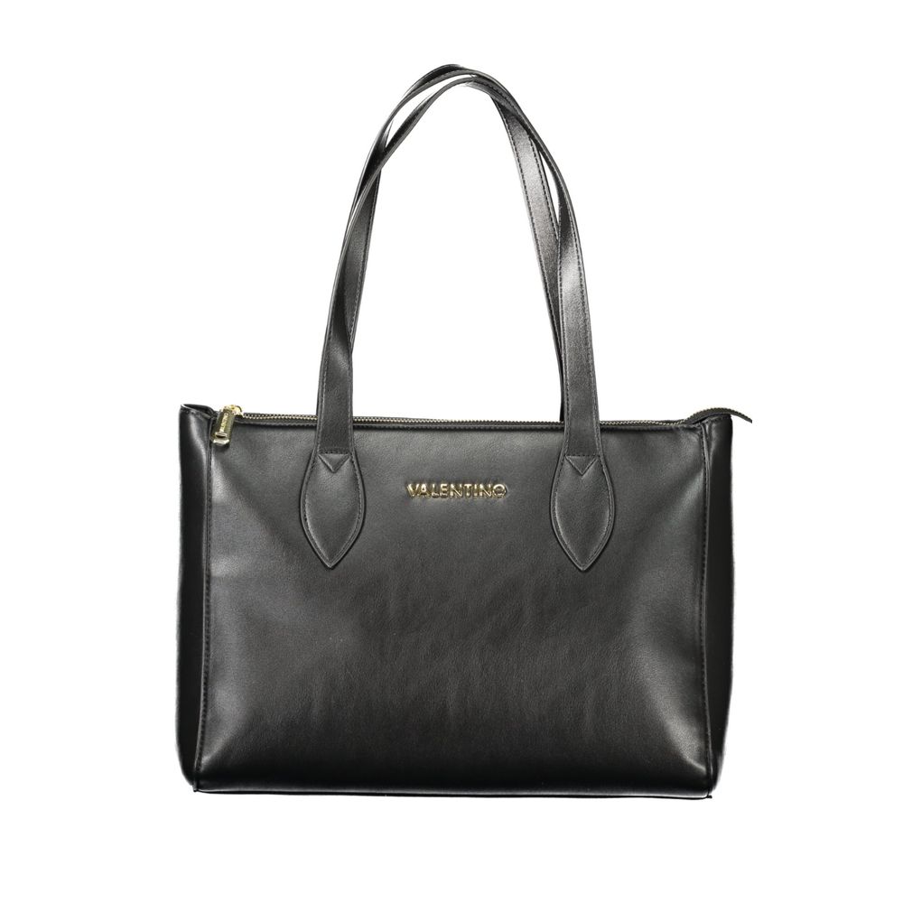 Mario Valentino Black Polyurethane Women's Bag