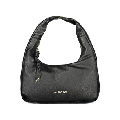 Mario Valentino Black Polyurethane Women's Bag
