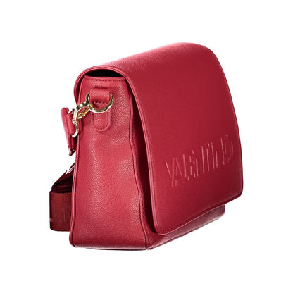Mario Valentino Rosso Poliuretano Donna Bag With Adjustable And Removable Strap