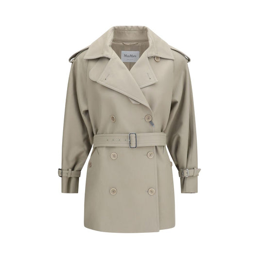 Max Mara Beige Cotton Trench Coat
