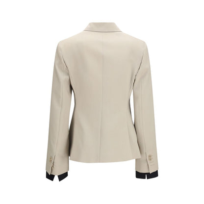 Max Mara Beige Wool Oves Aries Blazer