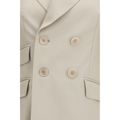 Max Mara Beige Wool Oves Aries Blazer