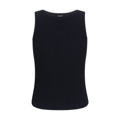Max Mara Black Viscose Tank Tops
