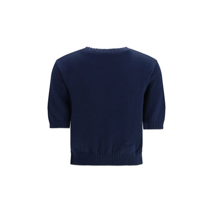 Max Mara Blue Cotton Sweatshirt