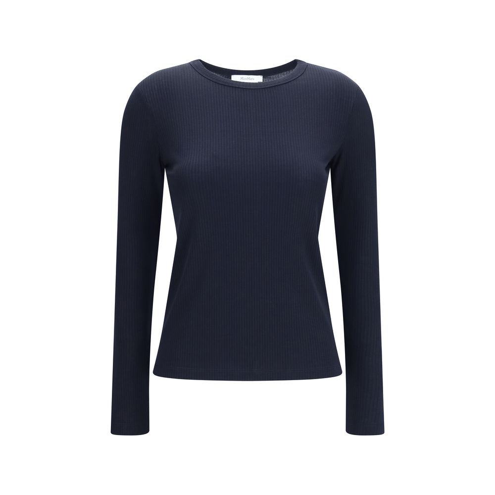 Max Mara Blue Lyocell Sweatshirt