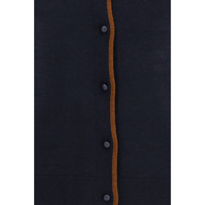 Max Mara Blue Silk Cardigan