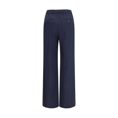 Max Mara Blue Wool Oves Aries Casual Pants
