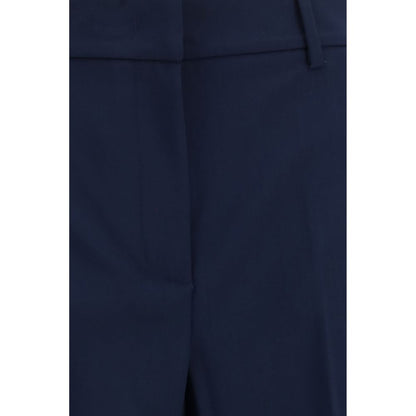 Max Mara Blue Wool Oves Aries Casual Pants