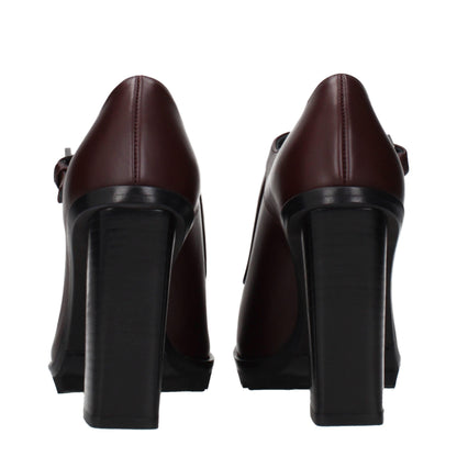 Max Mara Brown Leather High Heel Pumps