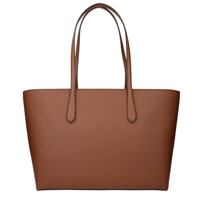 Michael Kors Brown Leather Shoulder Bag