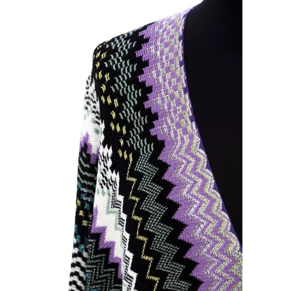 Missoni Multicolor Wool Women Poncho