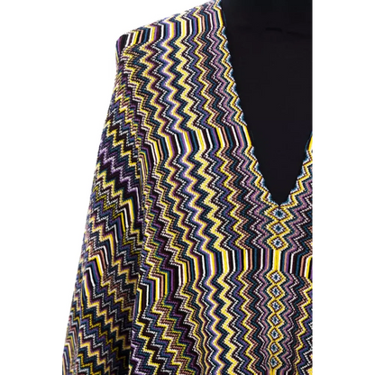 Missoni Multicolor Wool Women Poncho