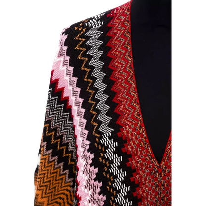Missoni Multicolor Wool Women Poncho