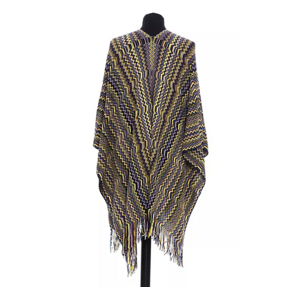 Missoni Multicolor Wool Women Poncho