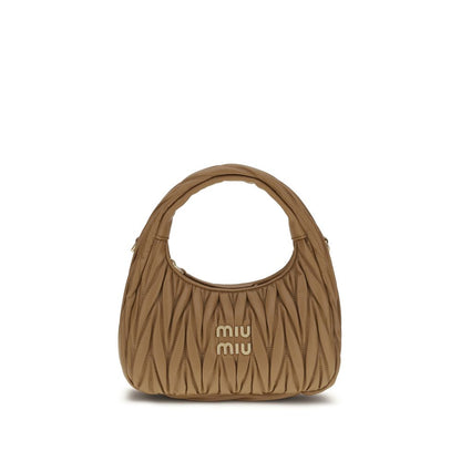 Miu Miu Beige Lamb Ovis Aries Aries Handbag
