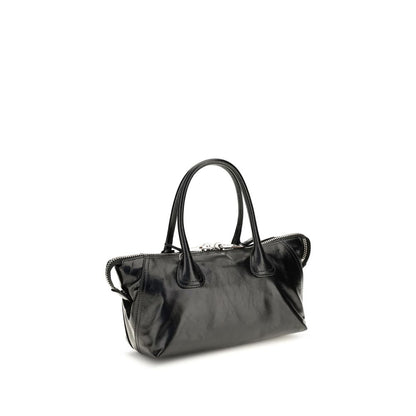 Miu Miu Black Calf Leather Bos Taurus Handbag
