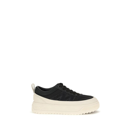 Moncler Black Polyamide Athletic Sneakers