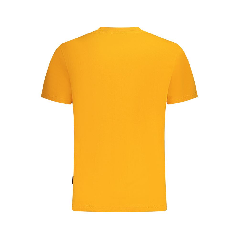 Napapijri Arancione Cotton Men T-Shirt