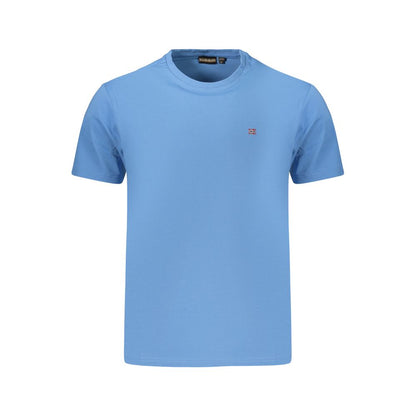 Napapijri Azzurro Cotton Mens TShirt