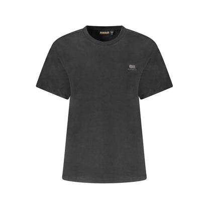 Napapijri Black Cotton Women's T-Shirt
