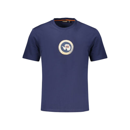 Napapijri Blue Cotton Men's T-Shirt