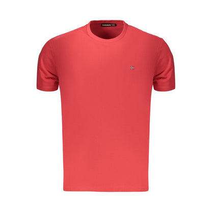 Napapijri Red Cotton Men's T-Shirt