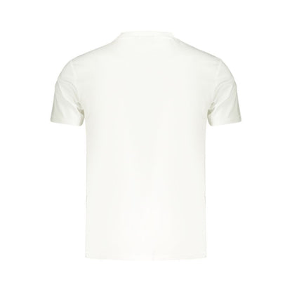 Napapijri White Cotton Mens T-Shirt