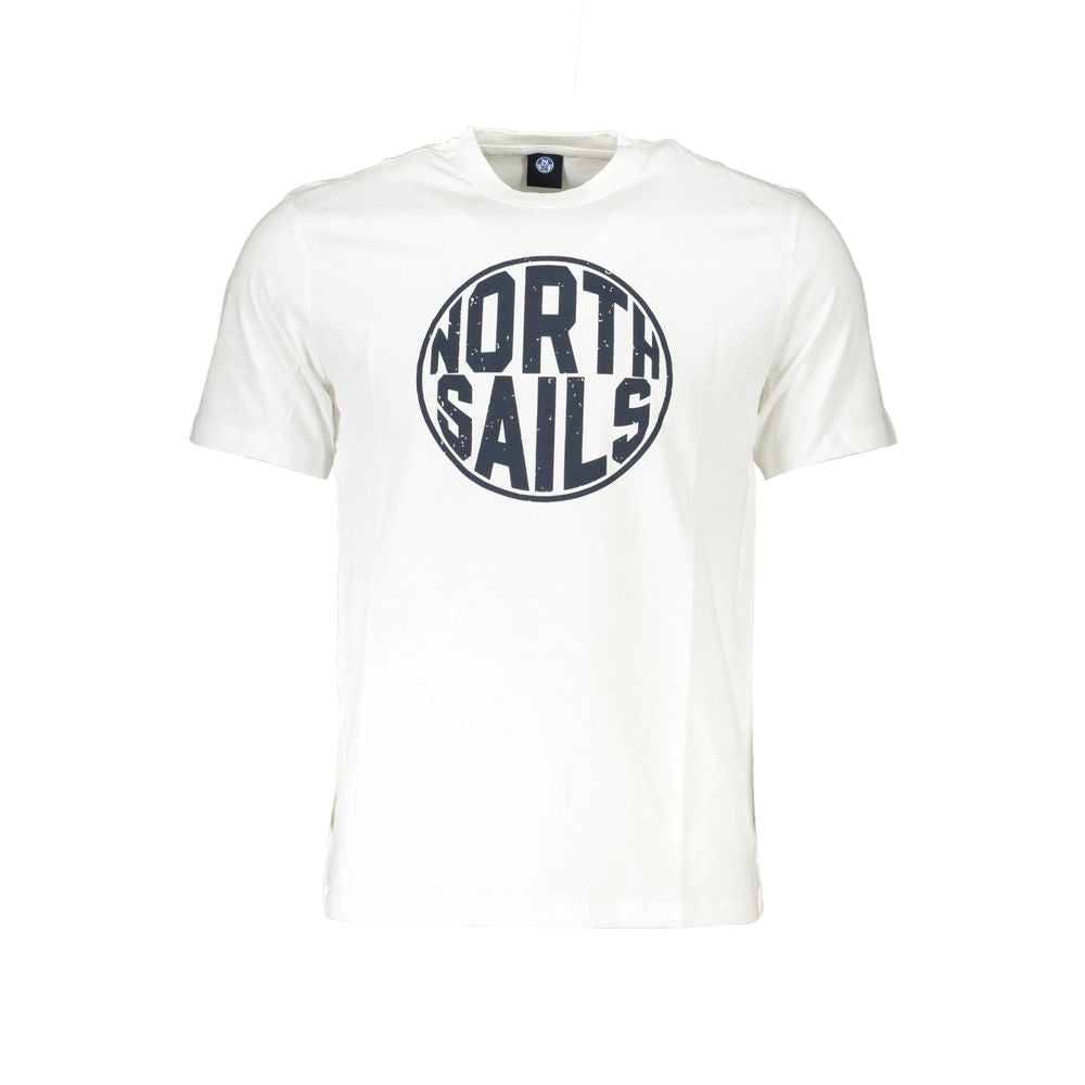 North Sails Bianco Cotton Men T-Shirt