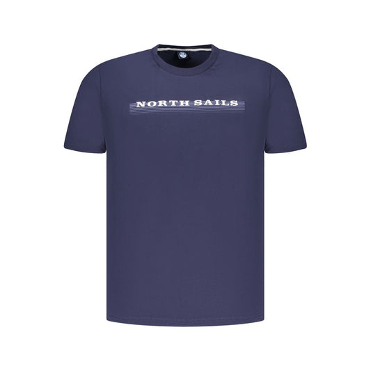 North Sails Blue Cotton Men's T-Shirt
