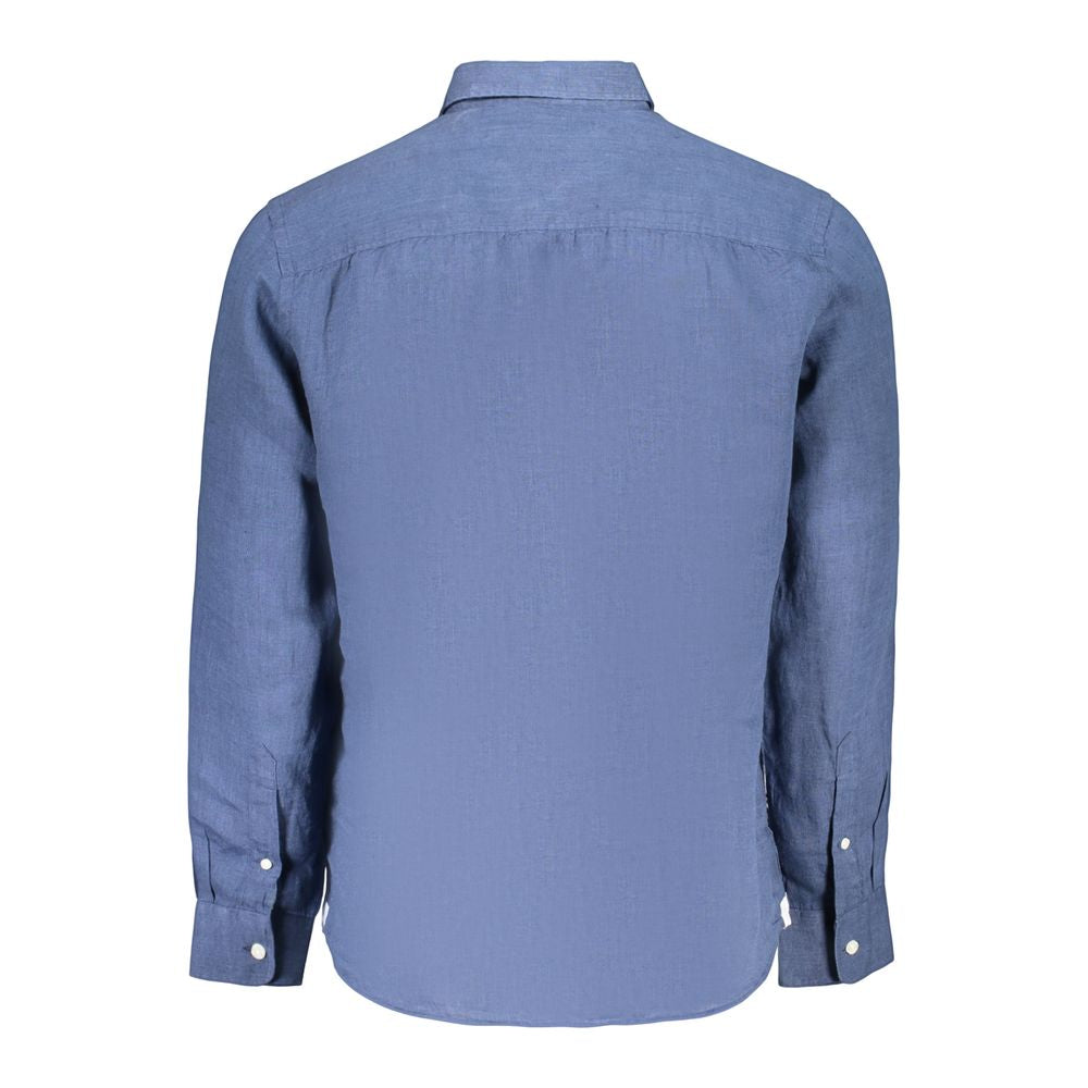 North Sails Blue Linen Men's Shirt
